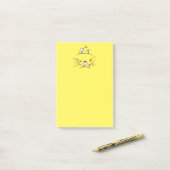 LOVE ECHO - Strips Birds Tweetlercools 1 Post-it® Notes (Op bureau)