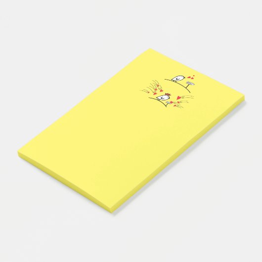 LOVE ECHO - Strips Birds Tweetlercools 1 Post-it® Notes (Schuin)