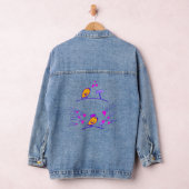 LOVE ECHO - Strips Birds Tweetlercools 3 Denim Jacket (Hangar)