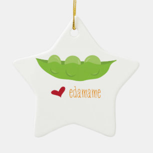 Love Edamame Keramisch Ornament