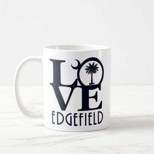 LOVE Edgefield SC Koffiemok (Links)