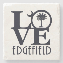 LOVE Edgefield SC Stenen Onderzetter