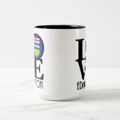 LOVE Edmonton 15oz Tweekleurige Koffiemok (Center)