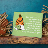 Love Einds Gnome Irish Blessenop Fotoplaat (Zijkant)