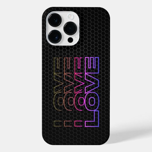 Love - Electro Love Edition iPhone Hoesje (Achterkant)