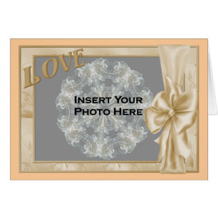 Love Elegant Frame Carte photo