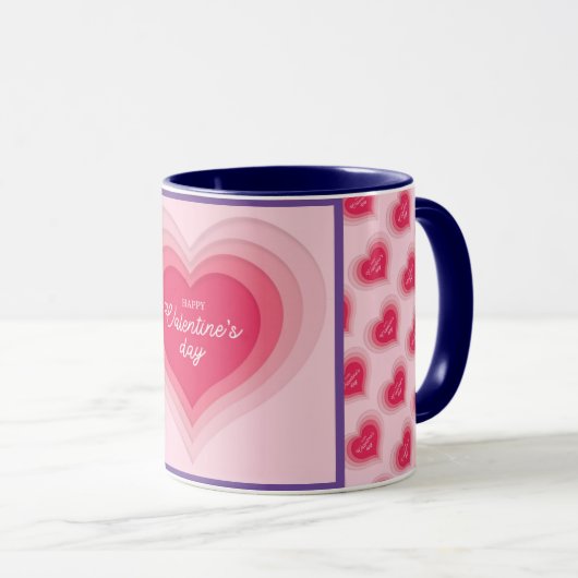 Love Elegant Modern Popular Best Heart Mok (Voorkant rechts)