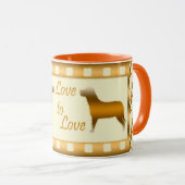 Love Elegant Modern Popular Best Heart Mok (Voorkant rechts)