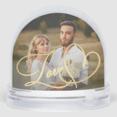 Love élégant script simple photo (Arrière)