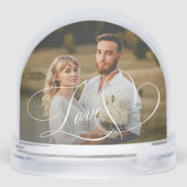 Love élégant simple calligraphie script 2 photo (Arrière)