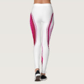 LOVE element Schattige 3D SNS Ik hou van je roze h Leggings (Achterkant)