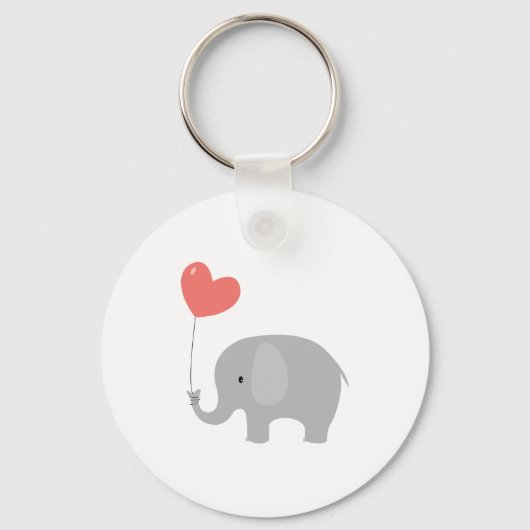 Love Elephant Sleutelhanger (Voorkant)