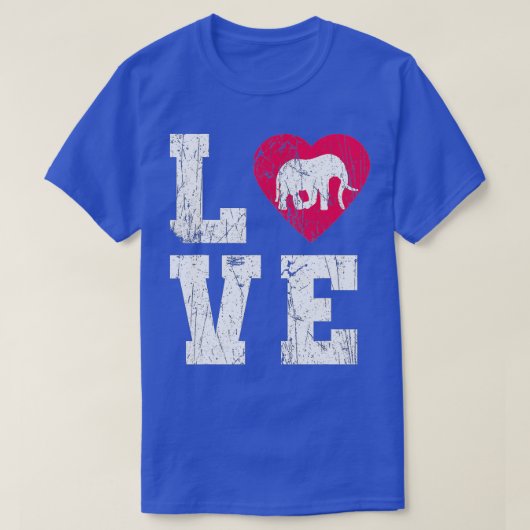 Love Elephant T-shirt (Design voorkant)