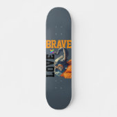 LOVE × ELEPHANTS - Custom Skateboard (Voorkant)