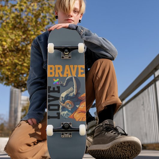 LOVE × ELEPHANTS - Custom Skateboard