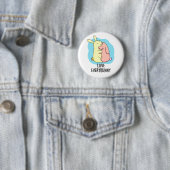 Love Elke Bunny Funny Bunny Rabbit Pun Ronde Button 5,7 Cm (In situ)