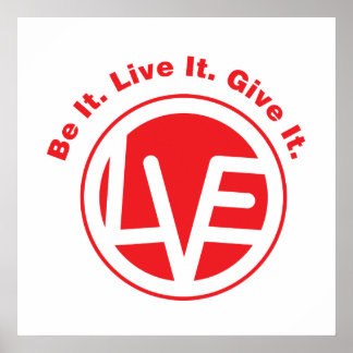 Love Emblem 24 x 24-inch Value Poster