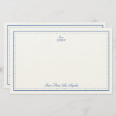 Love, Emily Notepad Briefpapier (Voorkant / Achterkant)