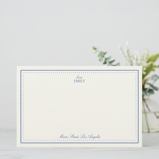 Love, Emily Notepad Briefpapier (Staand voorkant)