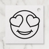 Love Emoji Bedankjes Labels (Achterkant)