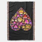 Love EMOJI Deken (Voorkant Verticaal)