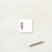 Love Emoji's Post-it® notes, 3 x 3 inch Notes (Op bureau)