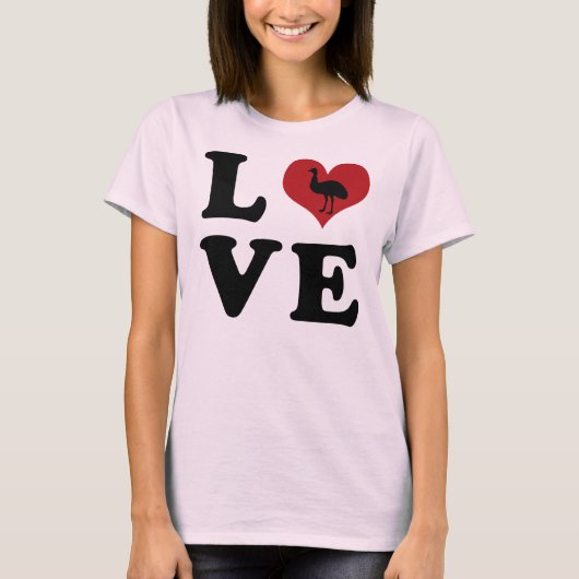 LOVE - Emu T-shirt (Voorkant)