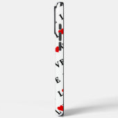 LOVE en hart Case-Mate iPhone Case (Achterkant / Links)