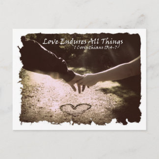 Love Endures Briefkaart