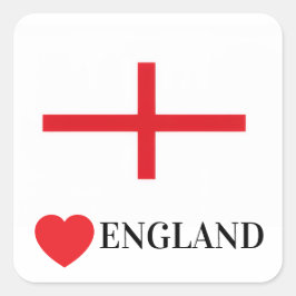 Love England Protest Sticker