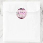 Love Envelope Seals Ronde Sticker (Tas)