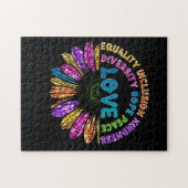 LOVE Equality Inclusion Diversity Hope Peace Legpuzzel (Horizontaal)