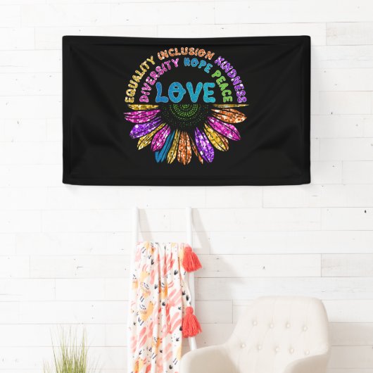 LOVE Equality Inclusion Diversity Hope Peace Spandoek (Insitu)