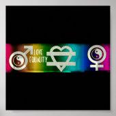 Love Equality Poster (Voorkant)