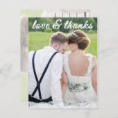 LOVE ET MERCI CARTE POSTCARD (Devant / Derrière)