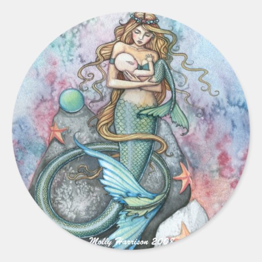 Love Eternal Mermaid Stickers van Molly Harrison (Voorkant)