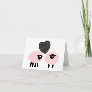 "Love Ewe 2", Carte de vœux fantaisiste