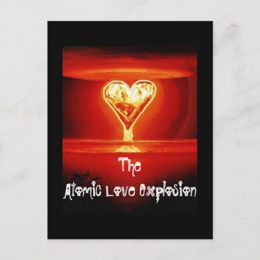Love Explosion briefkaart (Voorkant)