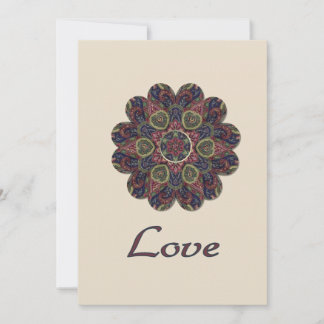 LOVE Fabric Collage Flower Inspiration Series