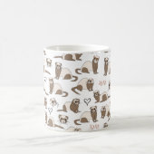 Love Ferret - White Coffee Mok (Center)