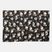 Love Ferretten - Black Theedoek (Horizontaal)