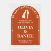 Love Feuille a Mark | Mariage du feuillage d'autom (Recto)