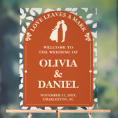 Love Feuille a Mark | Mariage du feuillage d'autom (Neutre)