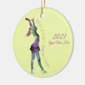 Love Figuur Skating Ornament (Links)