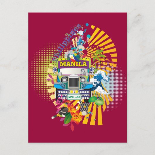 Love Filippijnen Briefkaart (Voorkant)