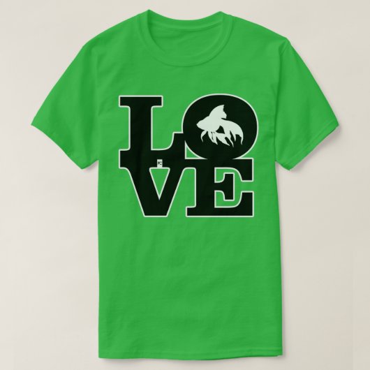 Love Fish Classic TShirt (Design devant)