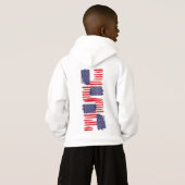 LOVE FLAG USA/EEUU TEXT BRUSH STROKE BY MASANSER P (Dos entier)