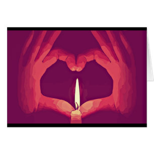 Love Flames-Wenskaart