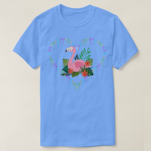 Love Flamingo T-shirt (Design voorkant)