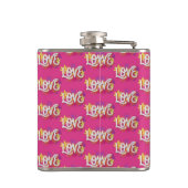 LOVE Flask Heupfles (Achterkant)